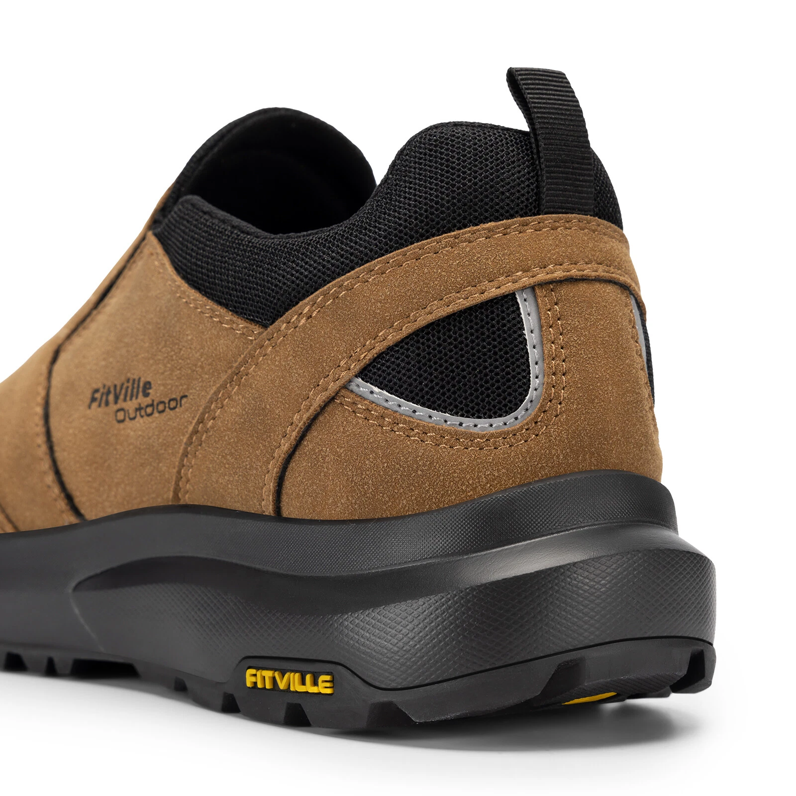🔥Men's Wide Hiking Shoes Slip on Walking Shoes Trekking Trails Sneakers