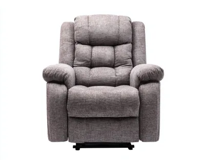 Fauteuil relax-tissu-métal-97x91x105 cm-gris-style contemporain-Cozyuploft