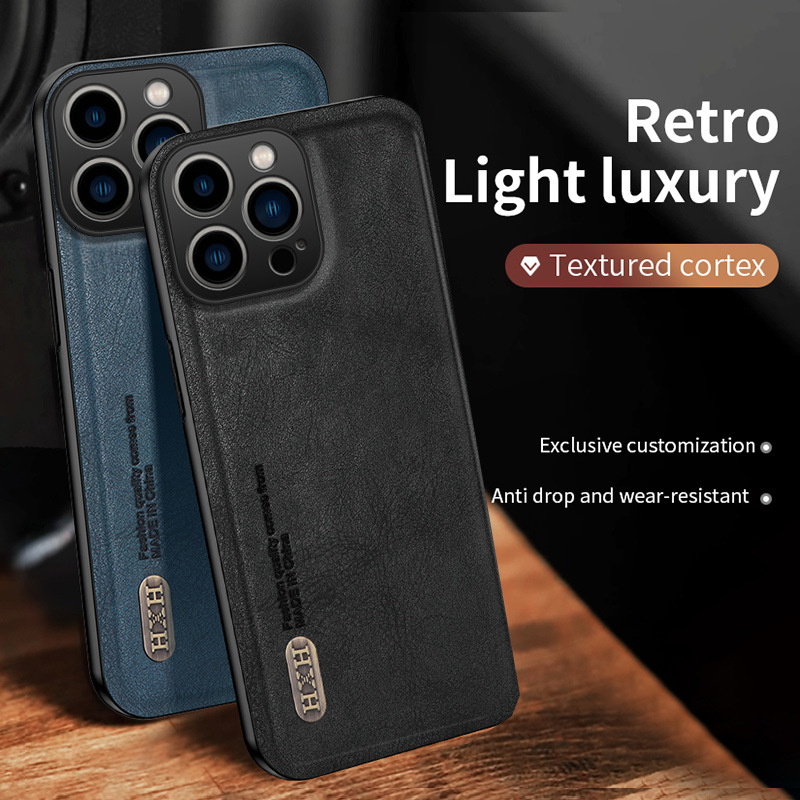 Classic Leather Business Magsafe Mobile Phone Case for iPhone