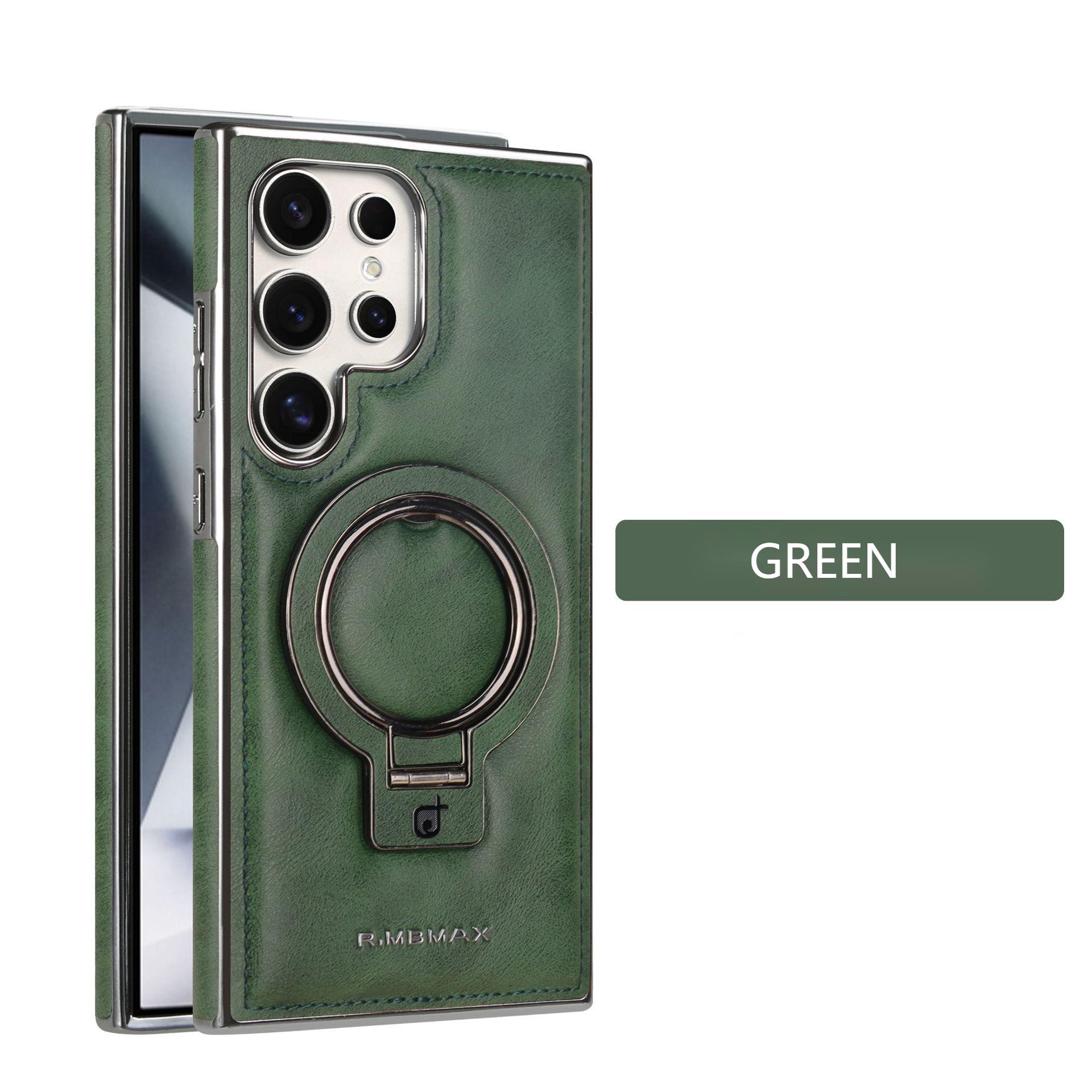 Premium PU Leather Case with Magnetic Stand for Samsung