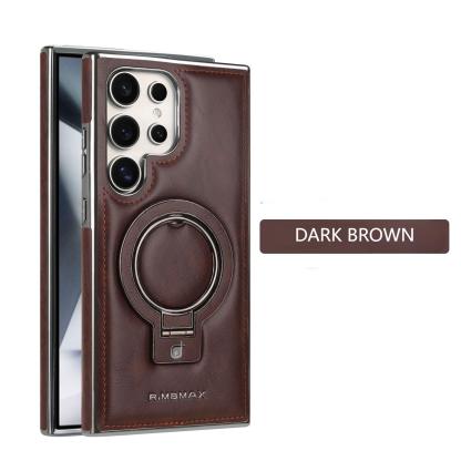 Premium PU Leather Case with Magnetic Stand for Samsung