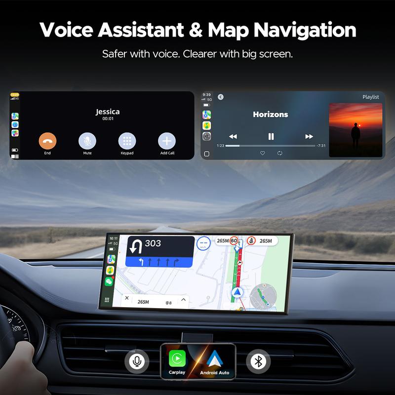 Bestideasell Big Wireless CarPlay Screen Watch