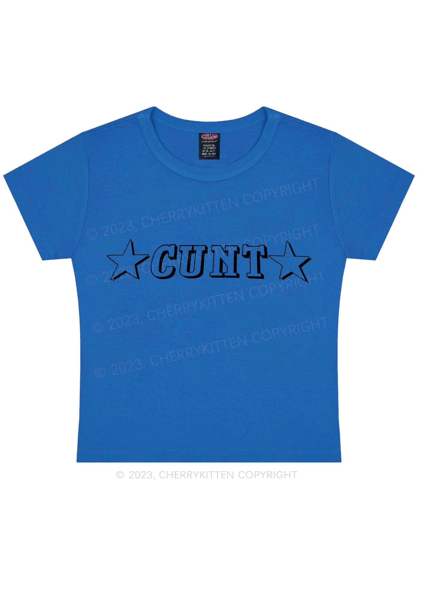 Star Count Y2K Baby Tee 