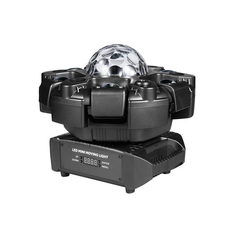 6-in-1 LED RGBW 6 Arms DJ Lights for Parties Support DMX-512