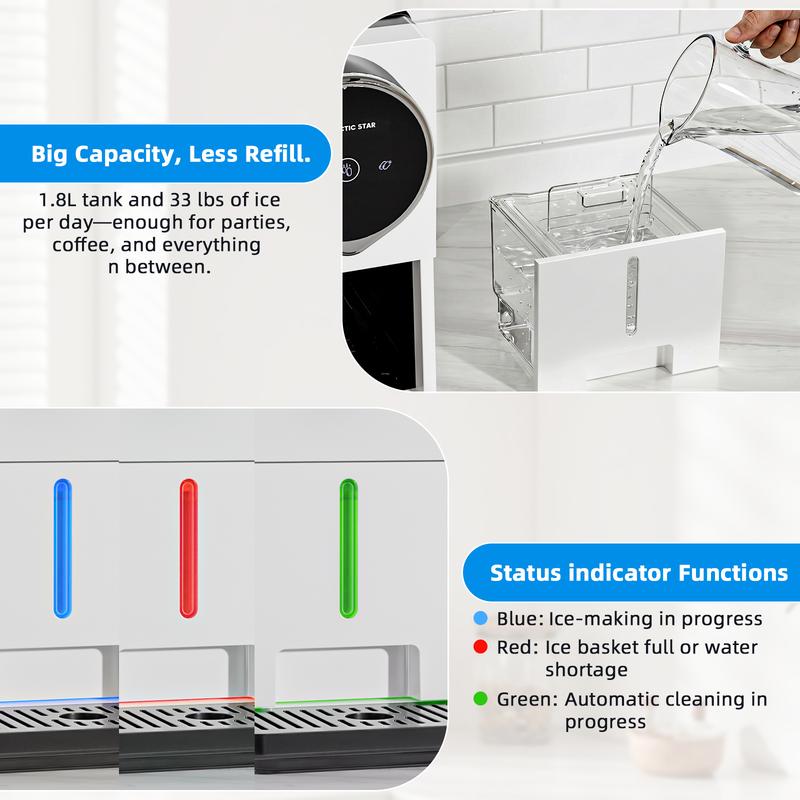 Bestideasell Nugget Ice Maker