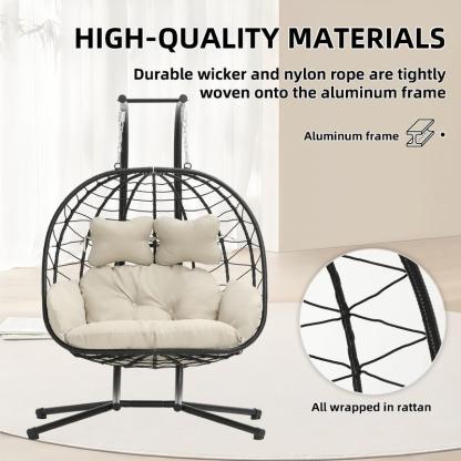 Bestideasell© Double Hanging Egg Chair