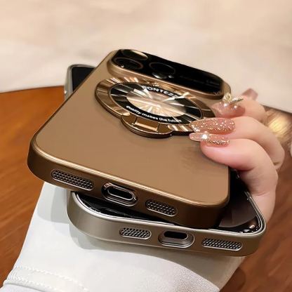 Luxury Magsafe Bracket Anti-fall Mobile Phone Case for iPhone