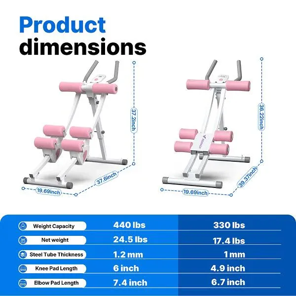 🔥Summer Sale🔥Pro Ab Glider Home Workout Bench