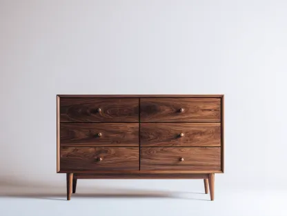 Commode - bois massif-MDF - 132 x 43 x 80 cm - brun - style moderne-Nestgetbay