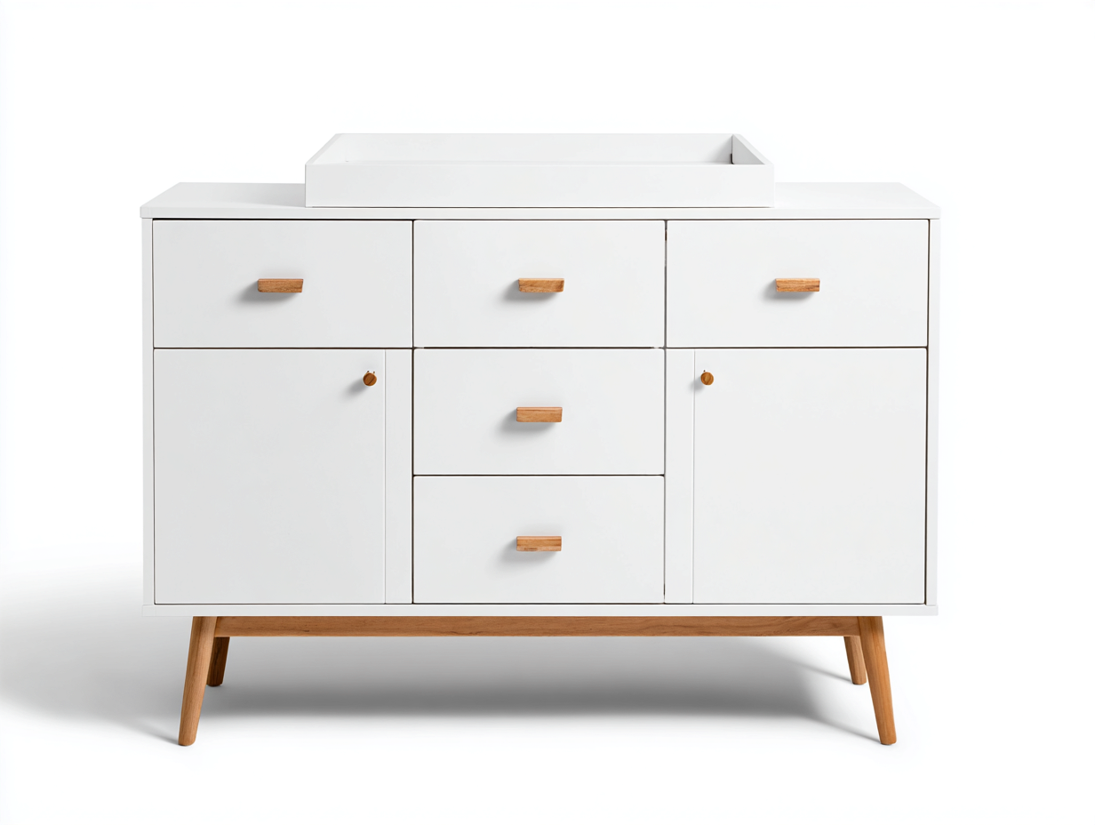 Cómoda-madera-130x50x85 cm-blanco-dormitorio-diseño moderno-Roommynest