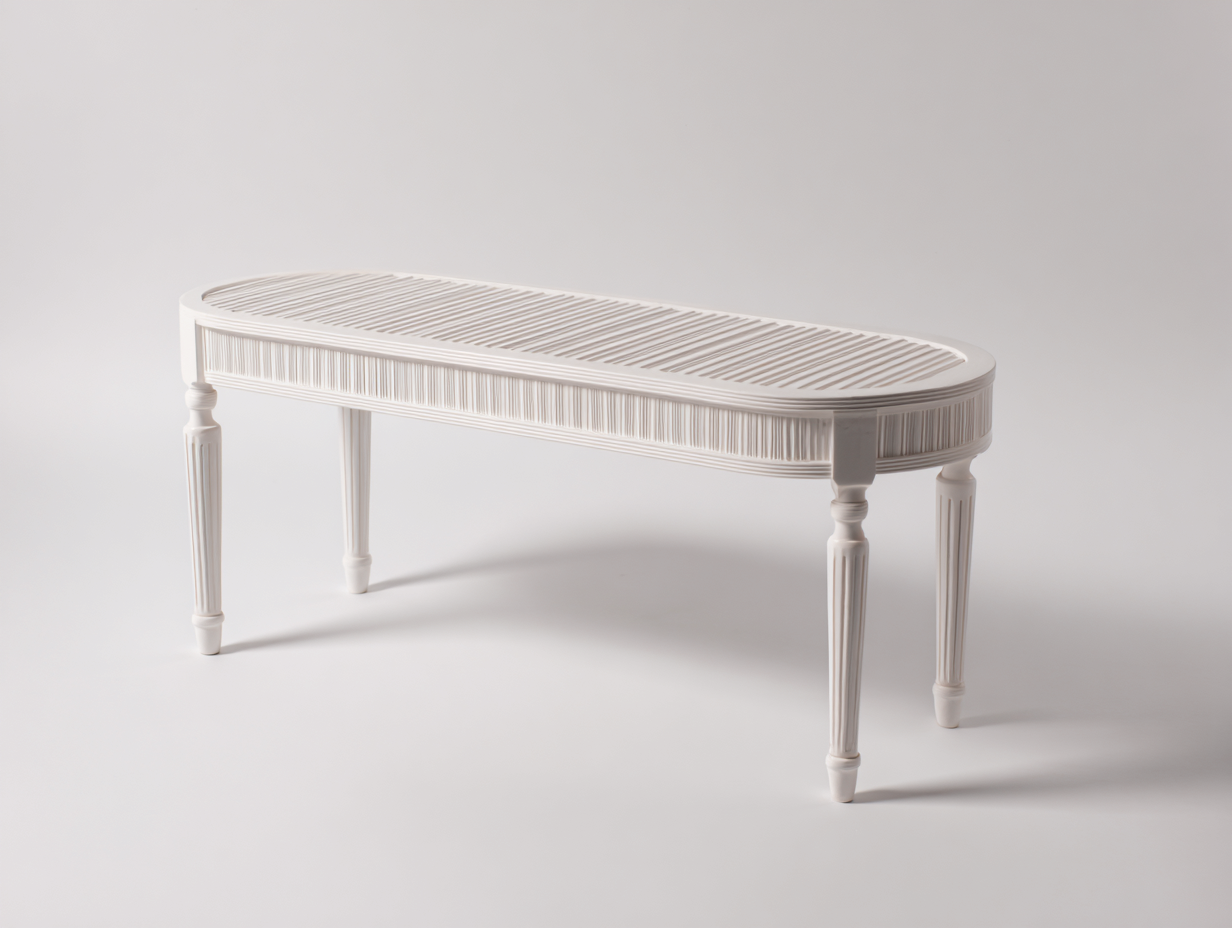 Banco de jardín-madera-120x40x45 cm-blanco-jardín-diseño clásico-Roommynest
