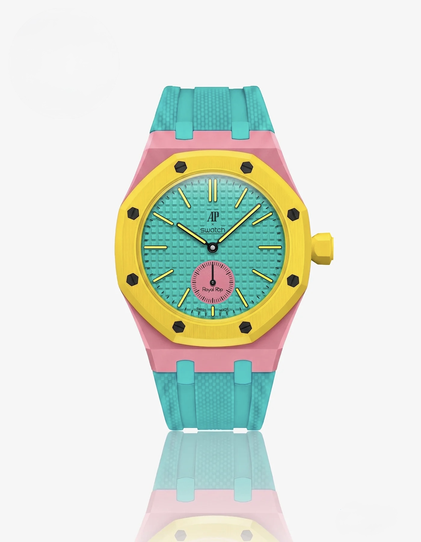 Bracelet Swatch Royal Pop Otg Roz