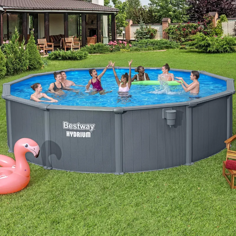 Piscine acier ronde Hydrium 549 x 132 cm