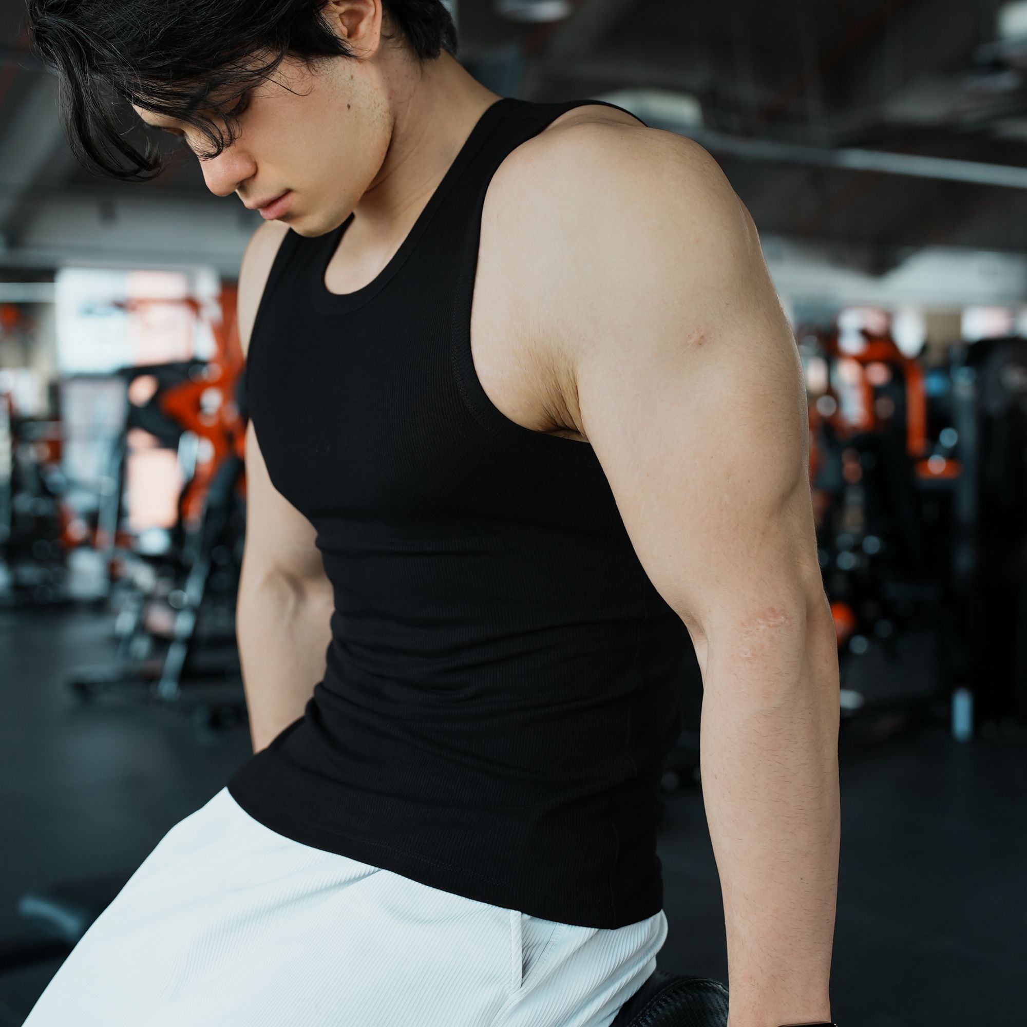 AOBOYUAN American-style vest 2.0 slim-fit 260g heavy-weight summer cooling sports training fitness vest