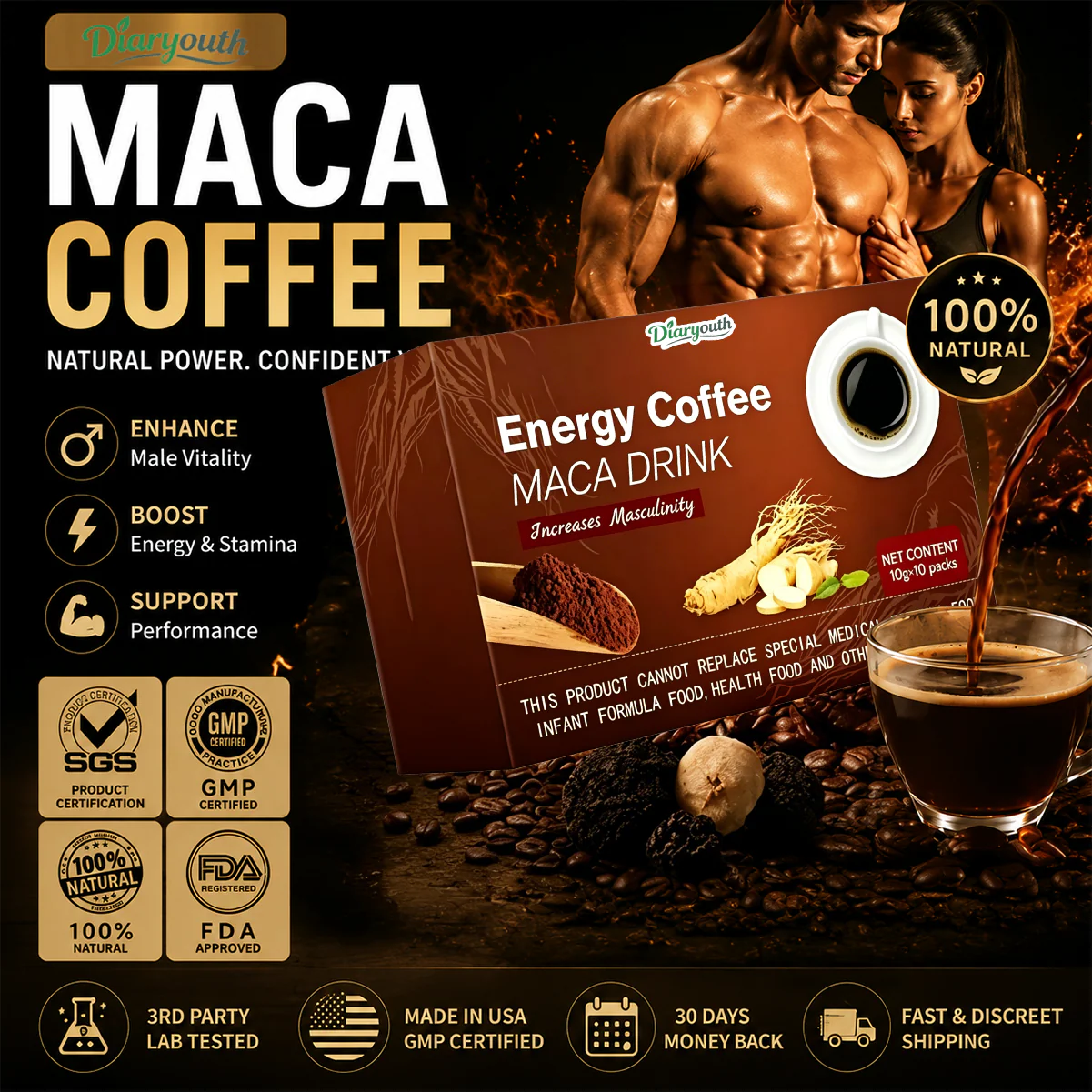 Boost Your Bedroom Power: MacaCoffee for Peak Male Vitality