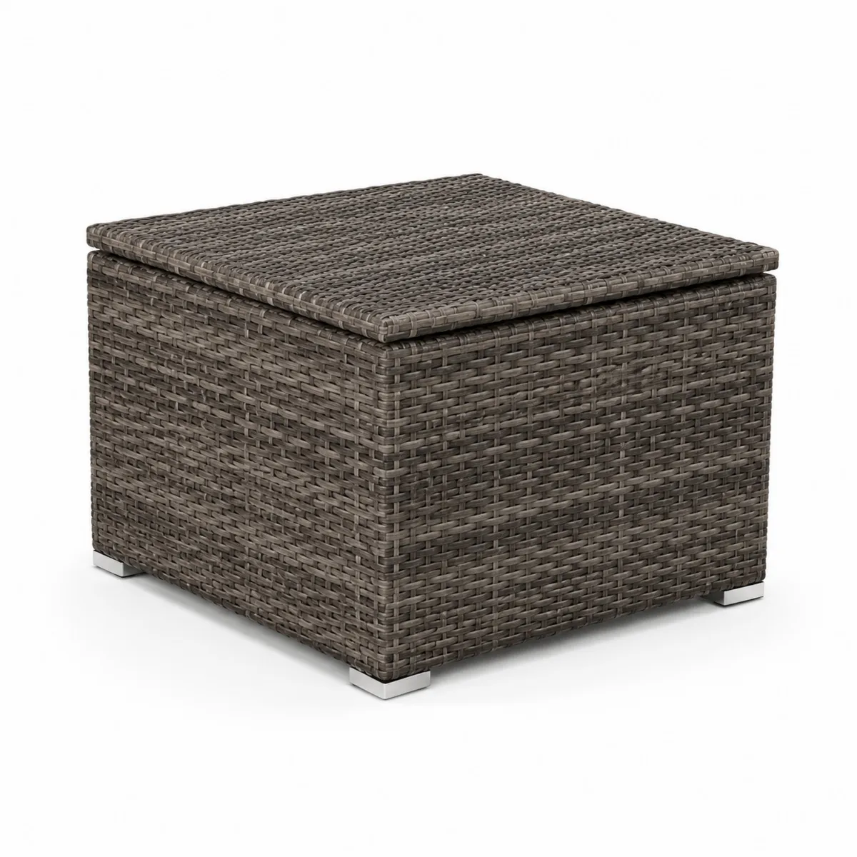 Table basse en rotin synthétique Brun 50x50x40 cm