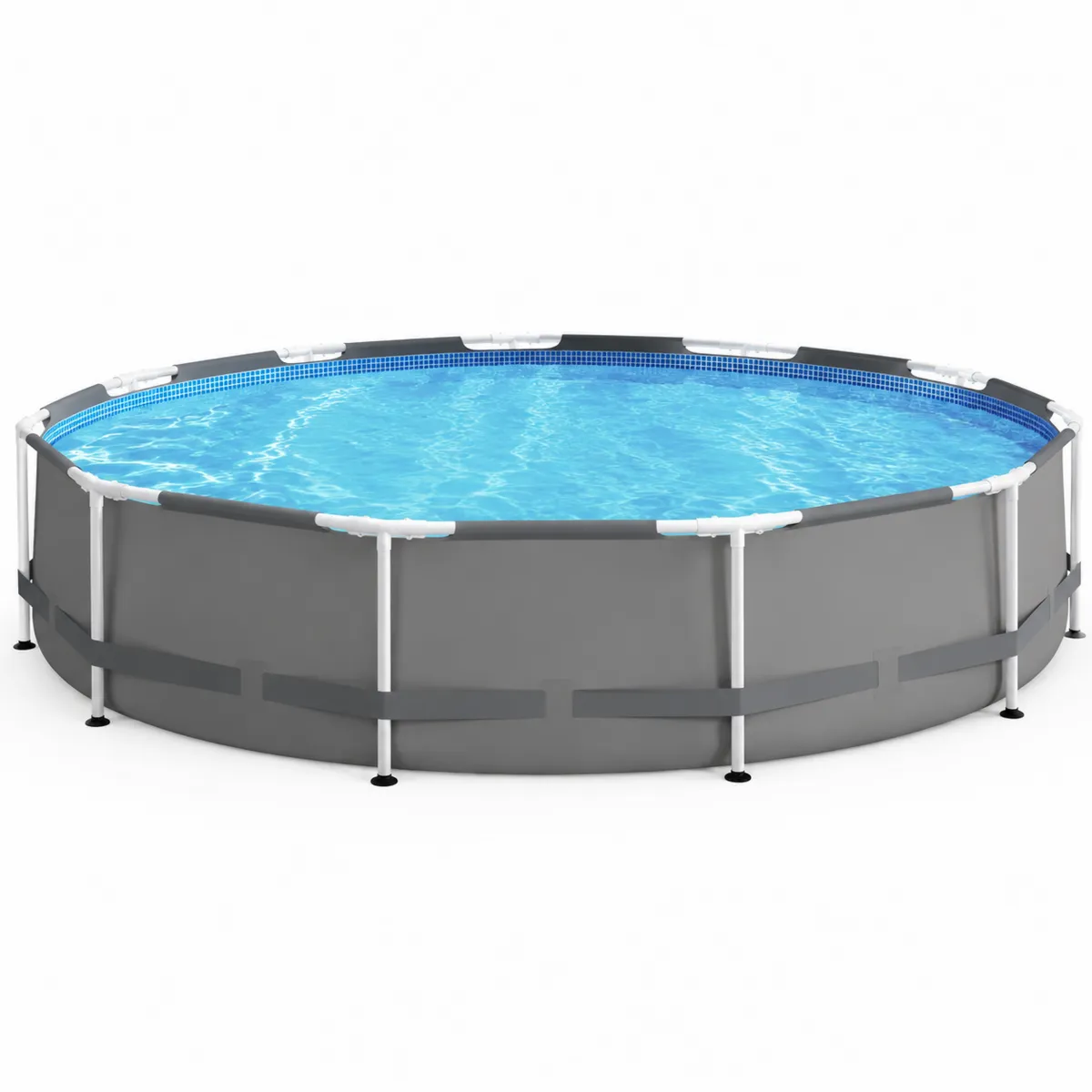 Piscina Redonda Elevada de Acero y PVC 4.57m