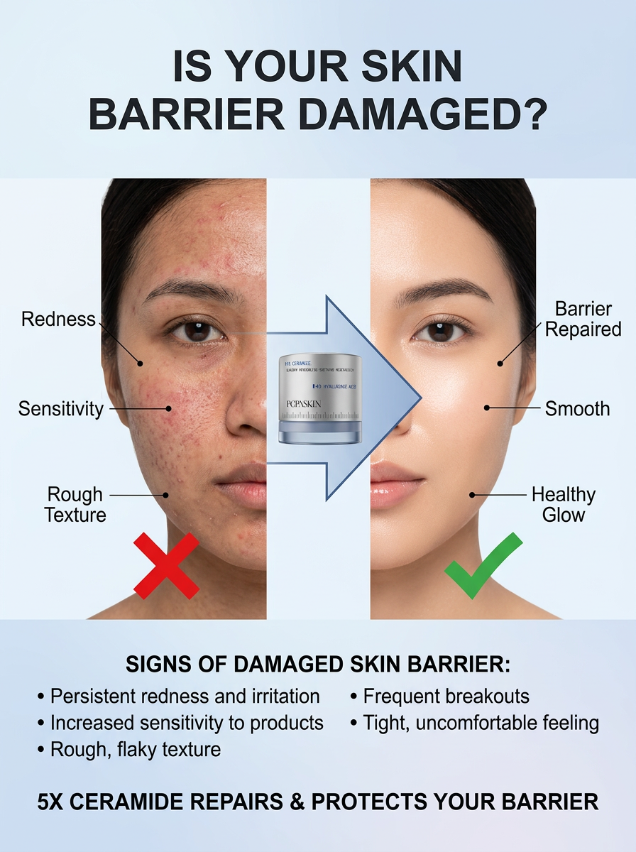 【3 Seconds Absorption】 POPASKIN 5X Ceramide Barrier Moisturizing Repair Cream
