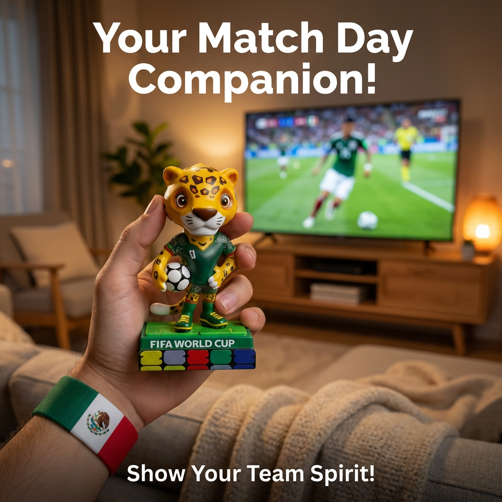 Officially Licensed 2026 World Cup Mascot Figurine – FWC26 Collectible Souvenir (9cm Premium Display Model)