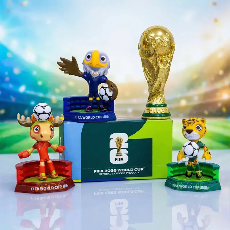Officially Licensed 2026 World Cup Mascot Figurine – FWC26 Collectible Souvenir 