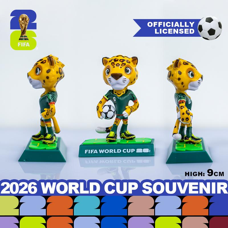 Officially Licensed 2026 World Cup Mascot Figurine &ndash; FWC26 Collectible Souvenir (9cm Premium Display Model)
