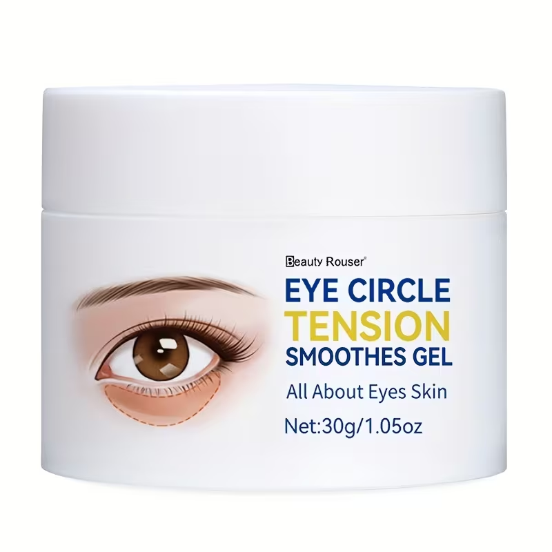 Eye Smoothes Gel 30g/1.05oz, Fast Smoothes Eye Bags, Firms And Moisturize Skin with Caffeine, Suitable for All Skin Types.