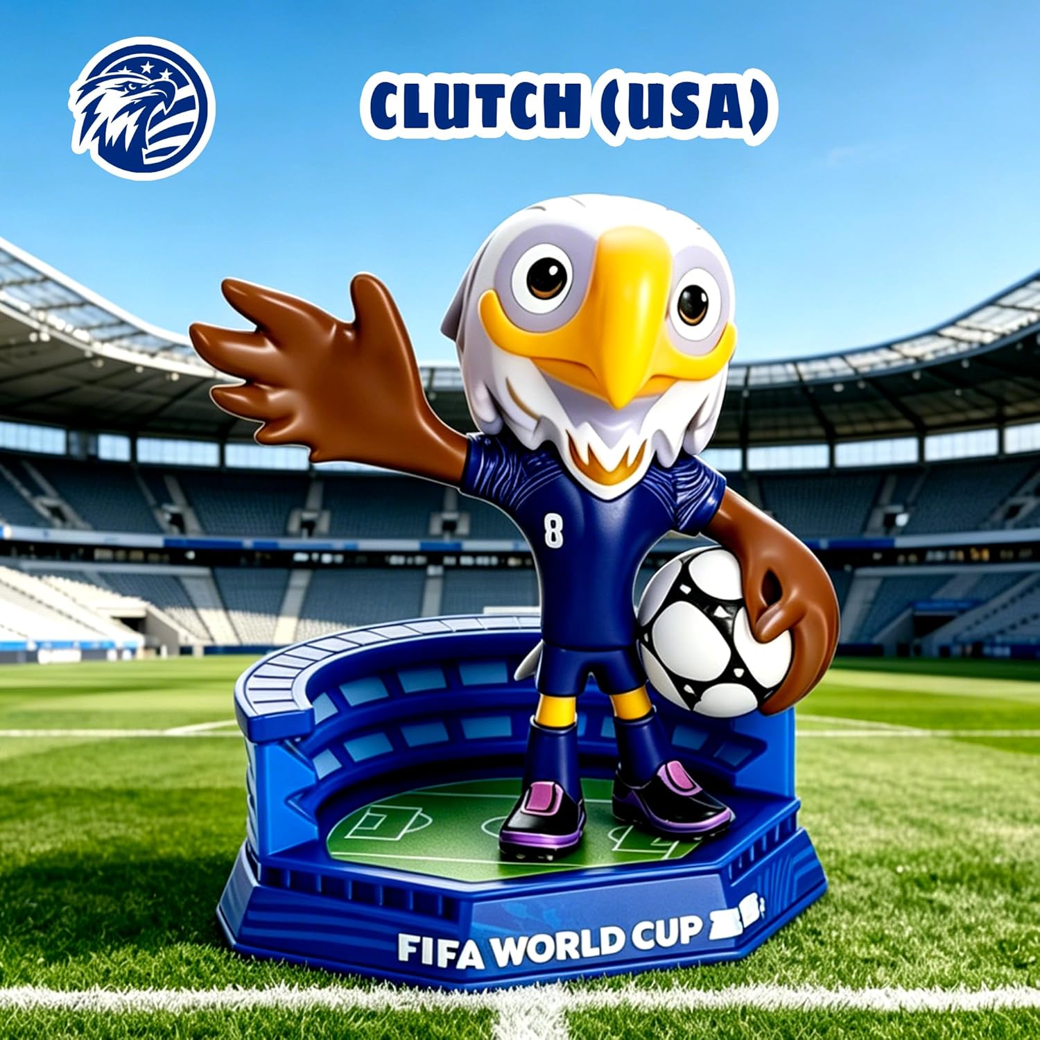 Officially Licensed 2026 World Cup Mascot Figurine – FWC26 Collectible Souvenir 