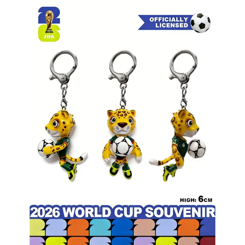 🔥Last Day 50% OFF⚽🏆Officially Licensed 2026 Soccer Ball Keychain 