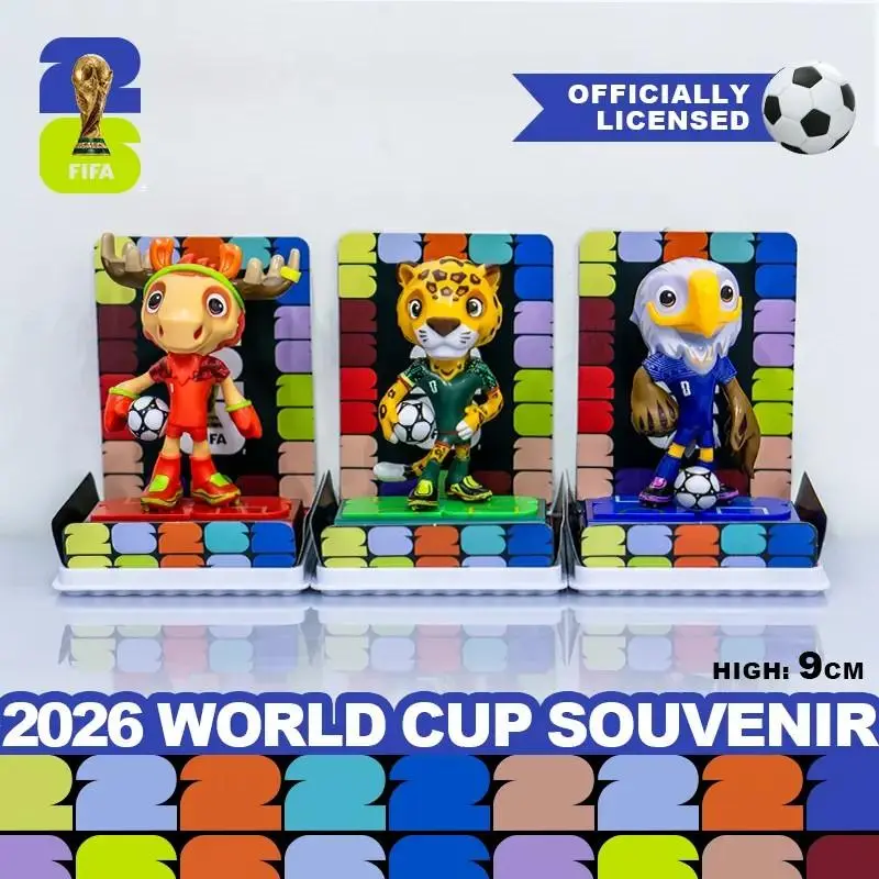 Officially Licensed 2026 World Cup Mascot Figurine – FWC26 Collectible Souvenir 