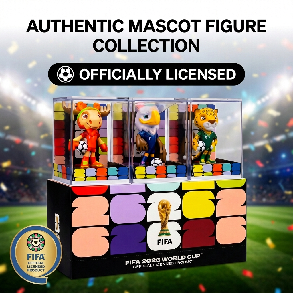 Officially Licensed 2026 World Cup Mascot Figurine – FWC26 Collectible Souvenir (9cm Premium Display Model)
