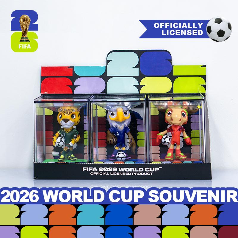 Officially Licensed 2026 World Cup Mascot Figurine &ndash; FWC26 Collectible Souvenir (9cm Premium Display Model)