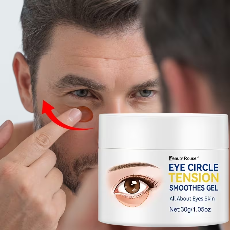 Eye Smoothes Gel 30g/1.05oz, Fast Smoothes Eye Bags, Firms And Moisturize Skin with Caffeine, Suitable for All Skin Types.
