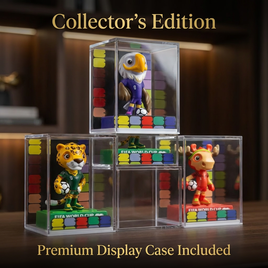 Officially Licensed 2026 World Cup Mascot Figurine – FWC26 Collectible Souvenir (9cm Premium Display Model)