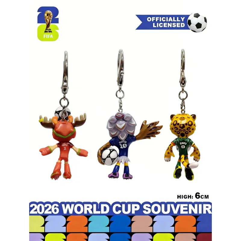 🔥Last Day 50% OFF⚽🏆Officially Licensed 2026 Soccer Ball Keychain 