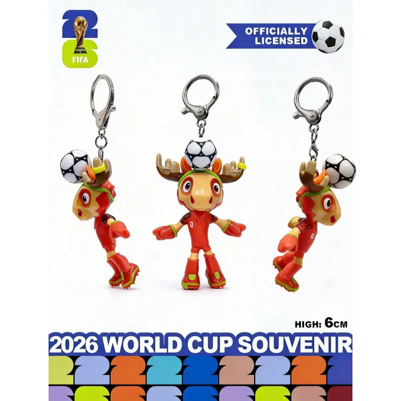🔥Last Day 50% OFF⚽🏆Officially Licensed 2026 Soccer Ball Keychain 