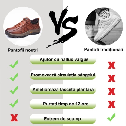 Pantofi din piele pentru bărbați