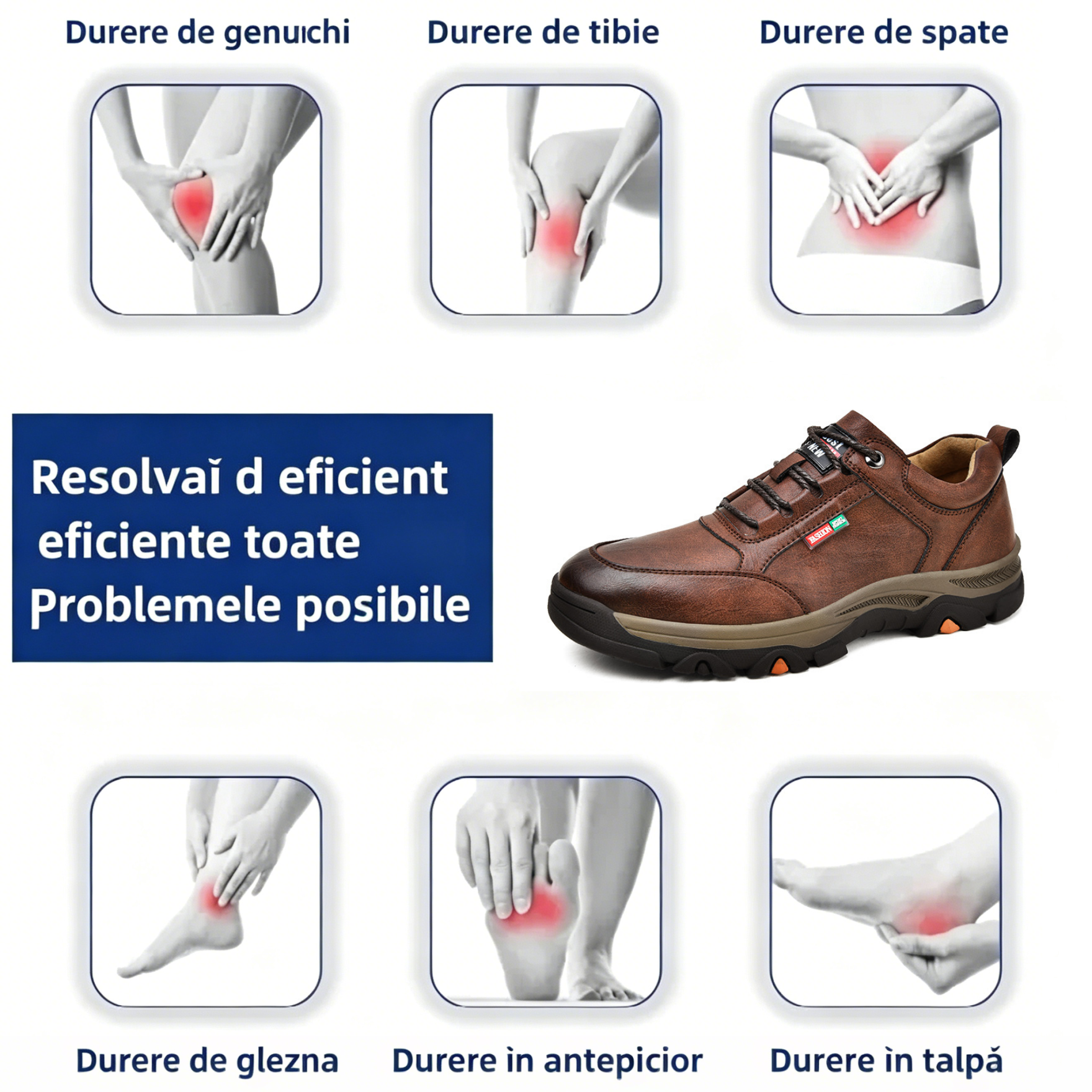 Pantofi din piele pentru bărbați
