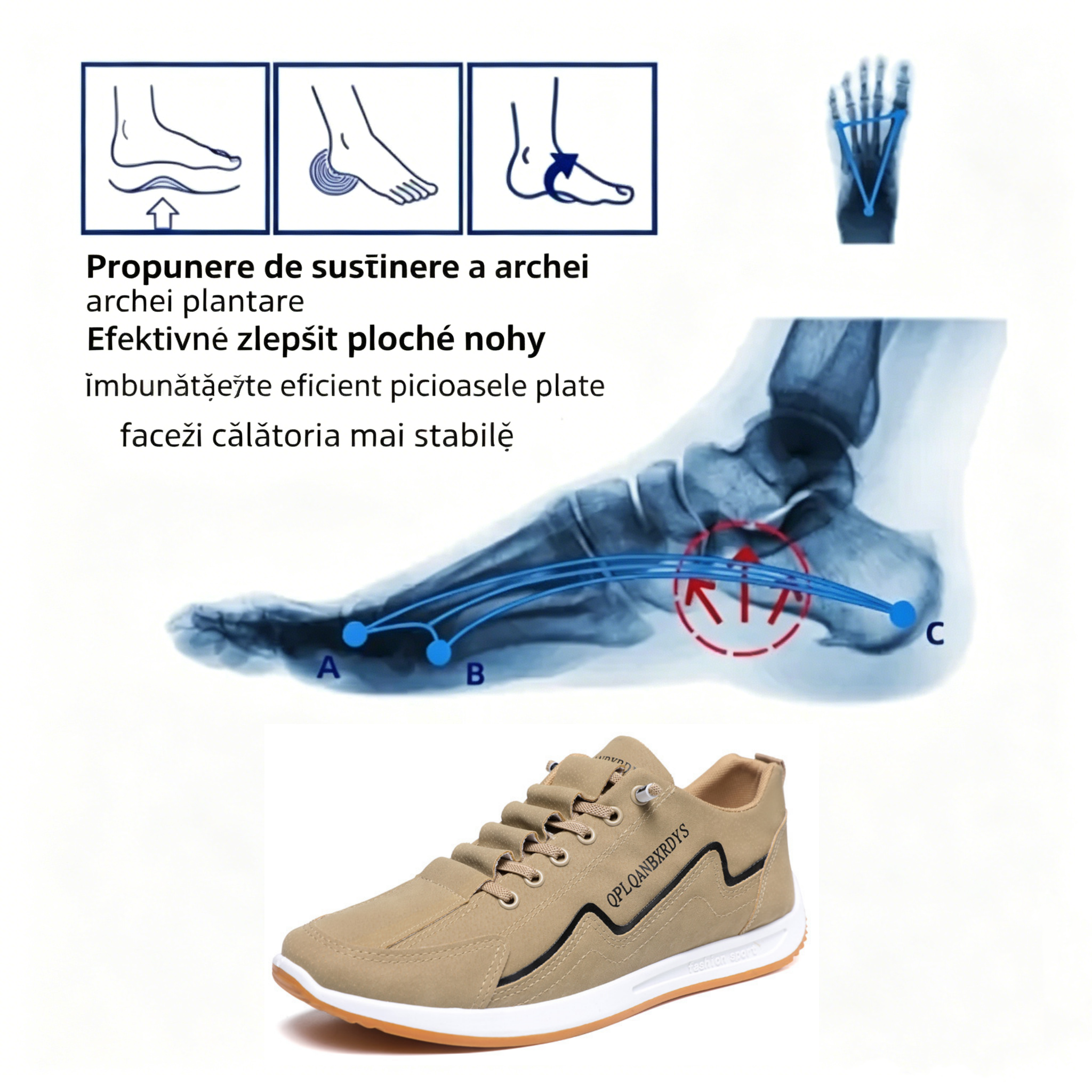 Pantofi casual confortabili