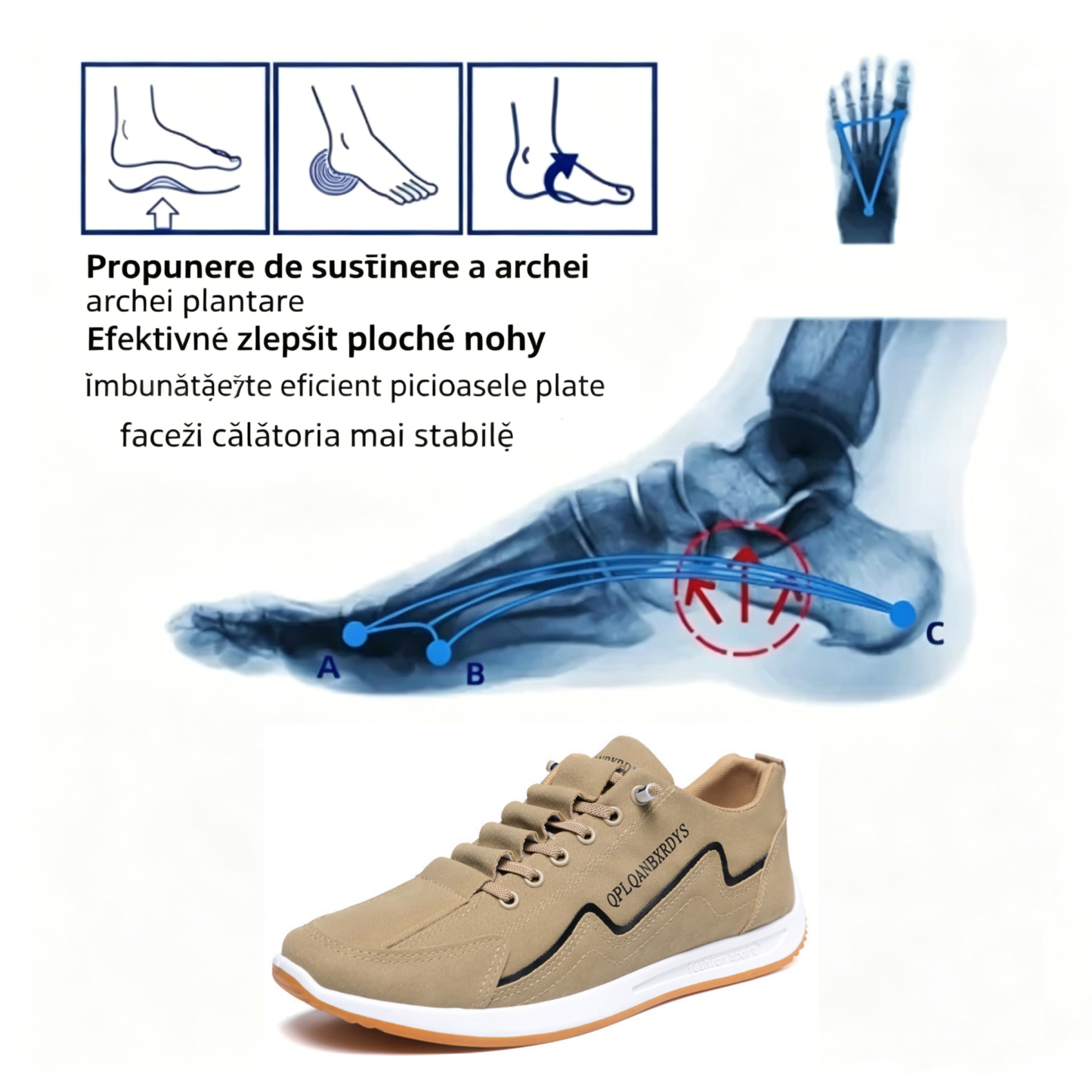 Pantofi casual confortabili