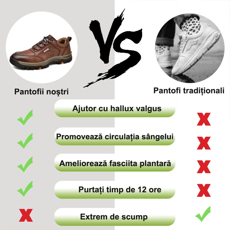 Pantofi din piele pentru bărbați