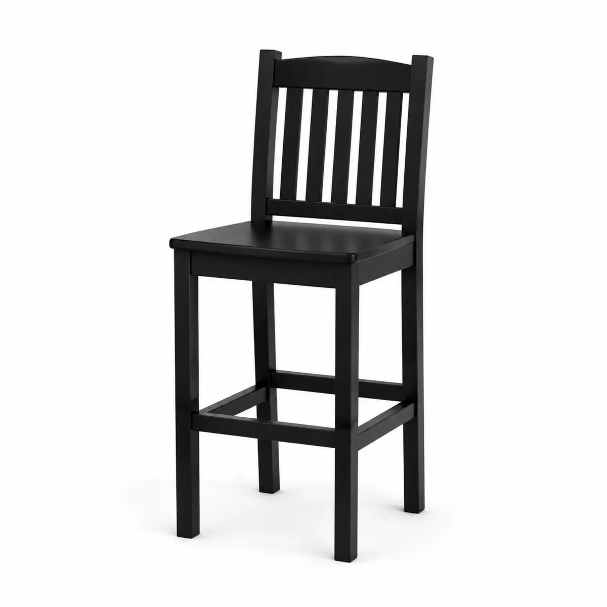 Chaise haute en bois Noir