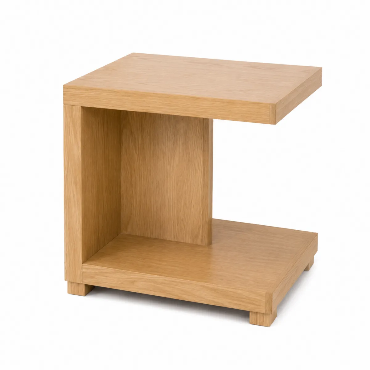Table basse en bois de chêne clair 60x40x50 cm