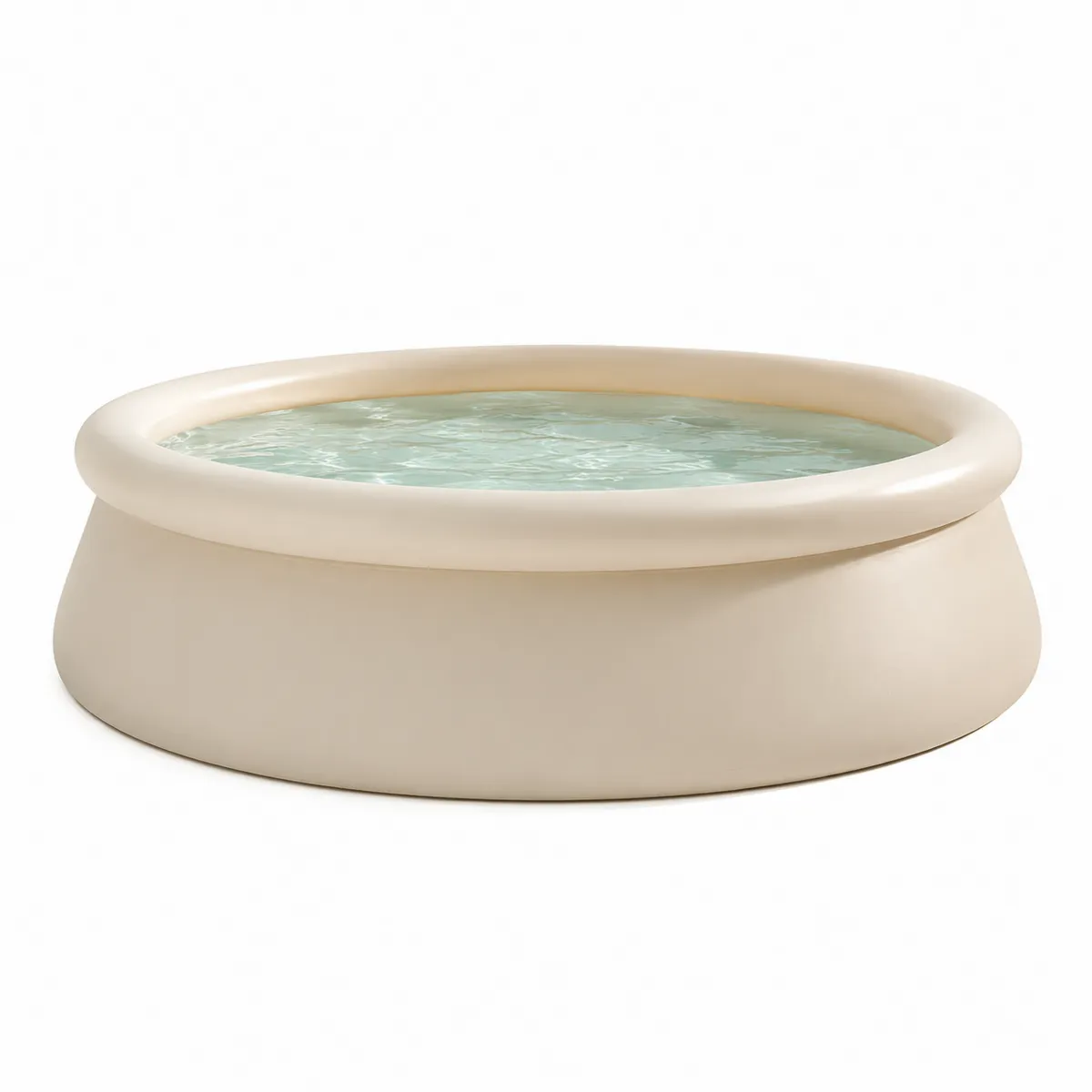 Piscine gonflable en PVC Crème 200 cm