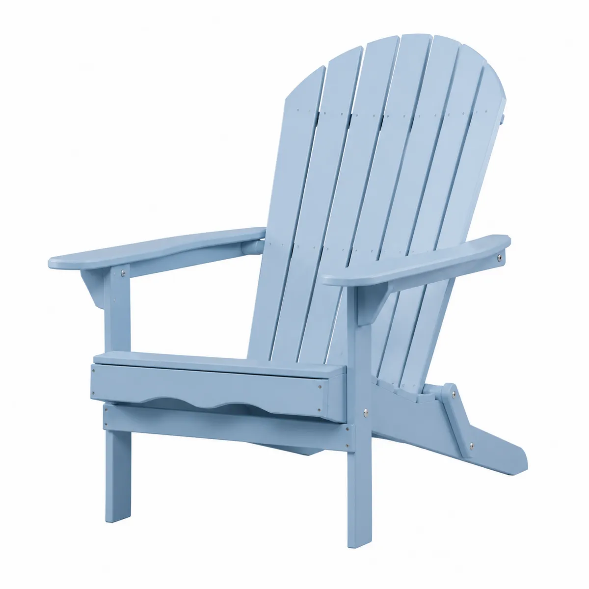 Chaise Adirondack en Bois Bleu Ciel
