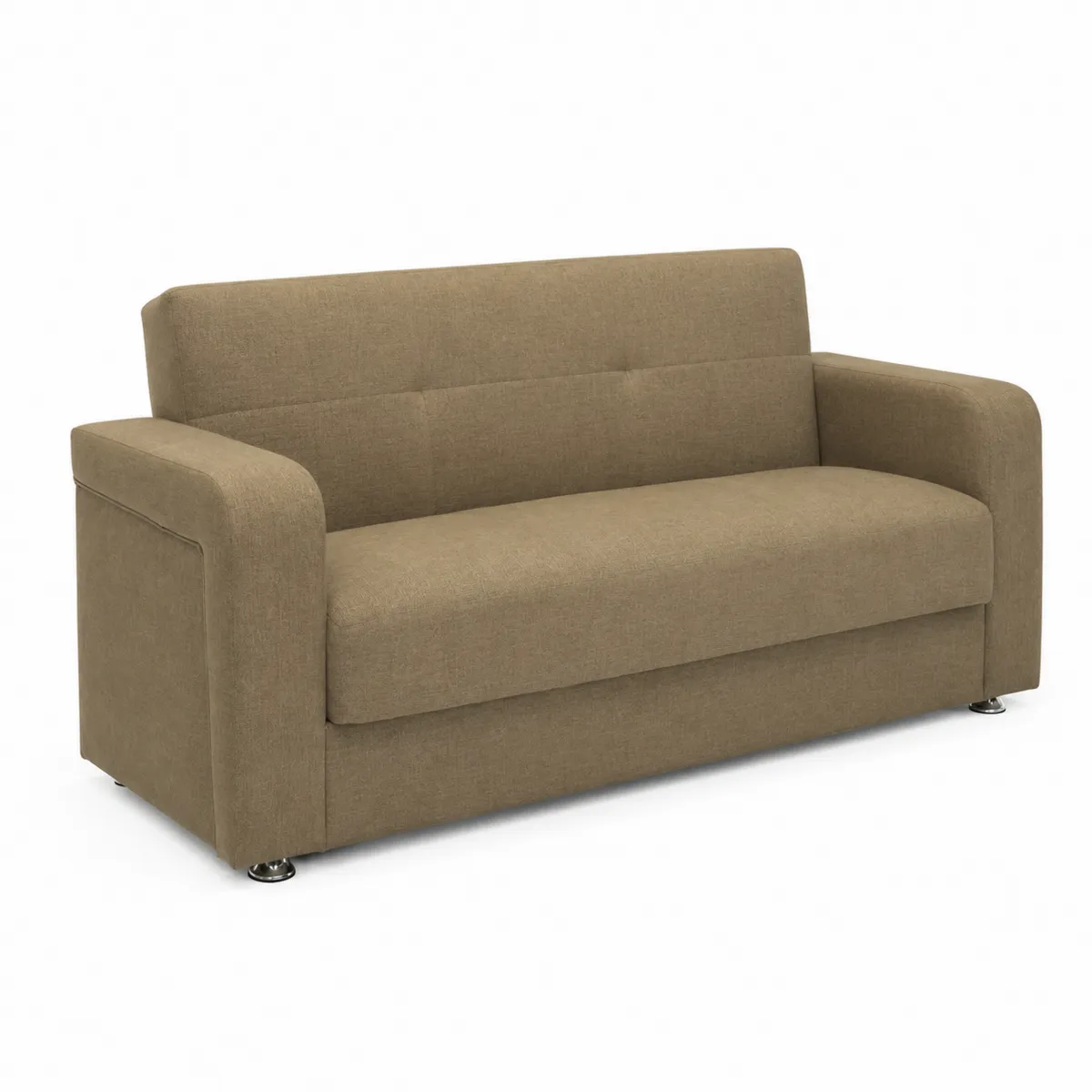 Canapé en tissu Beige 200 cm