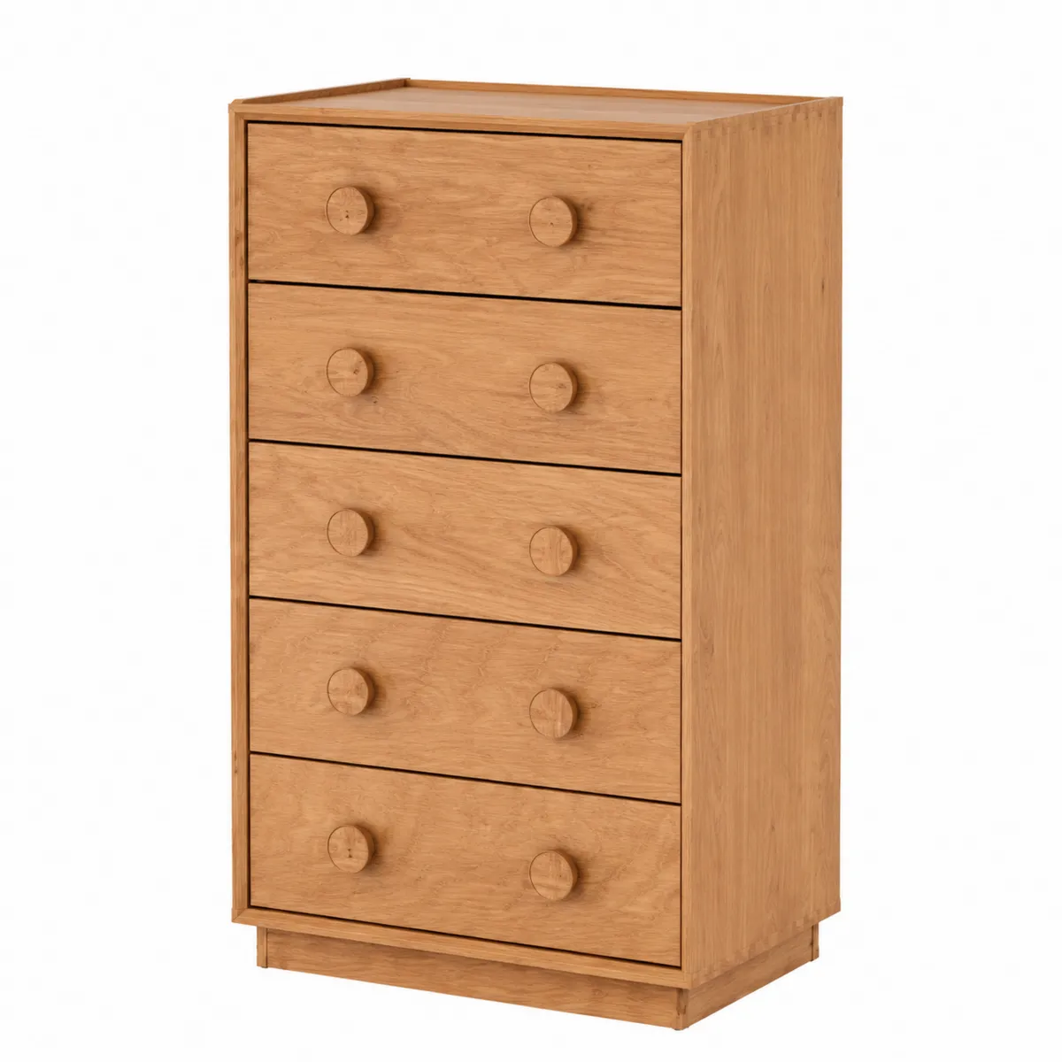 Commode en Bois 5 Tiroirs