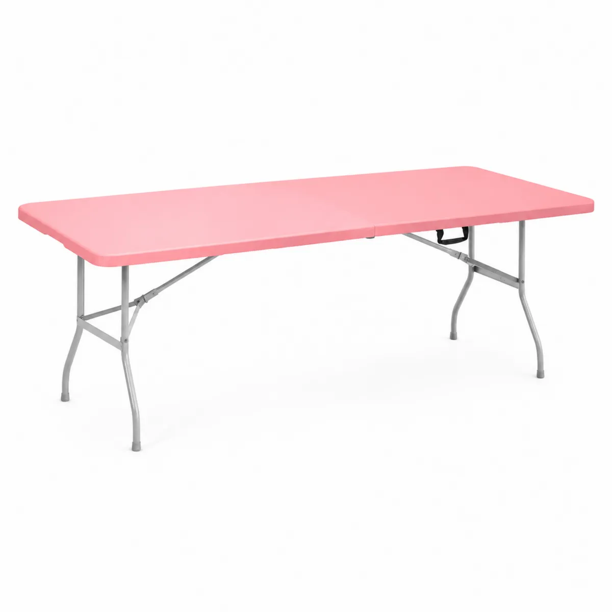 Table pliante rectangulaire 180 cm plastique Rose
