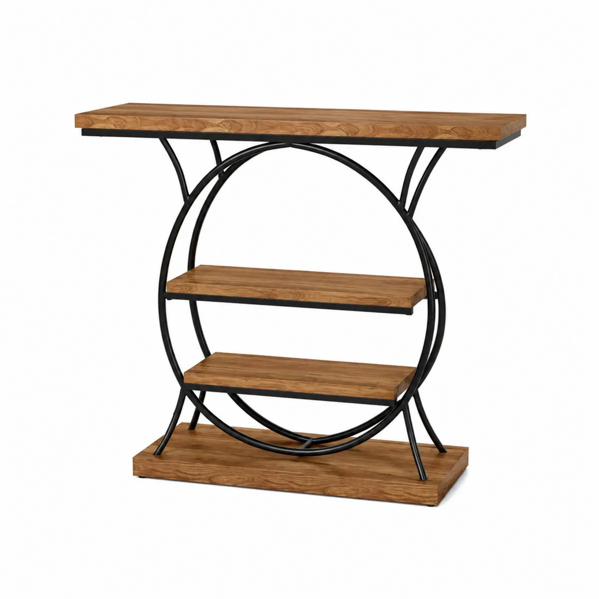 Console en Bois de Chêne et Métal 120x80x30cm