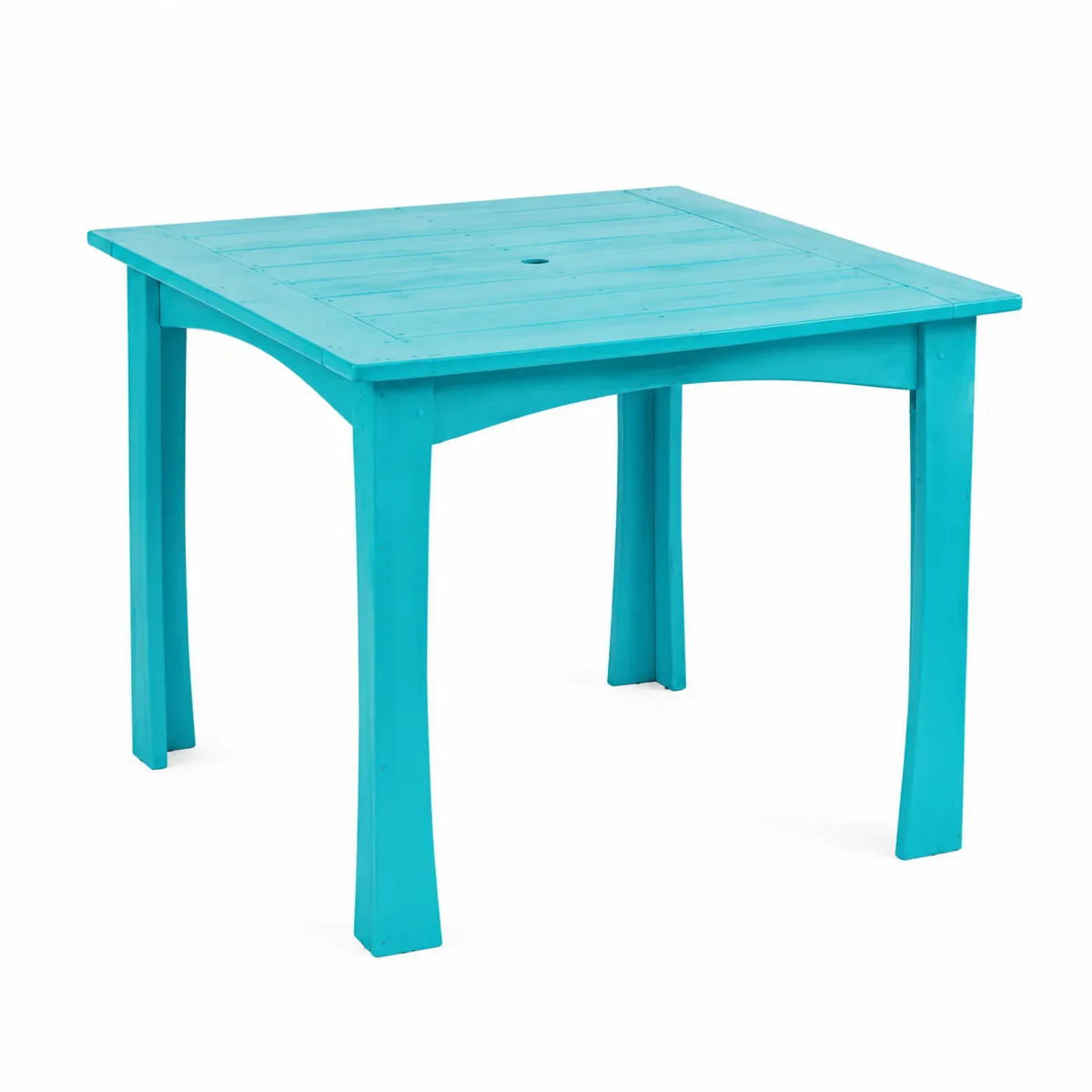 Table carrée en bois Turquoise 90x90x74 cm