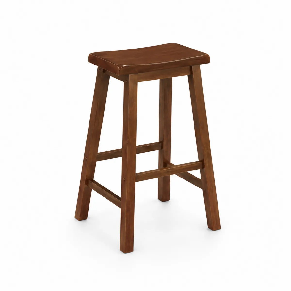 Taburete de Madera de Nogal de 76 cm